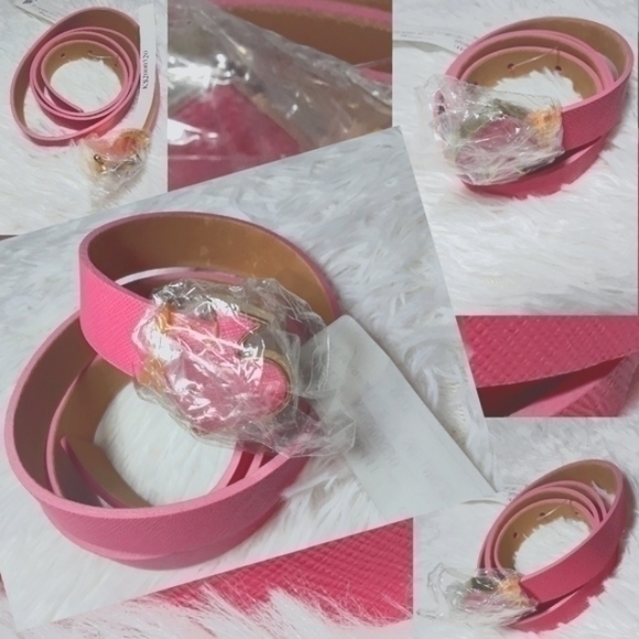 Kate Spade Sample Sale Spade Buckle Leather Belt - Picture 1 of 6